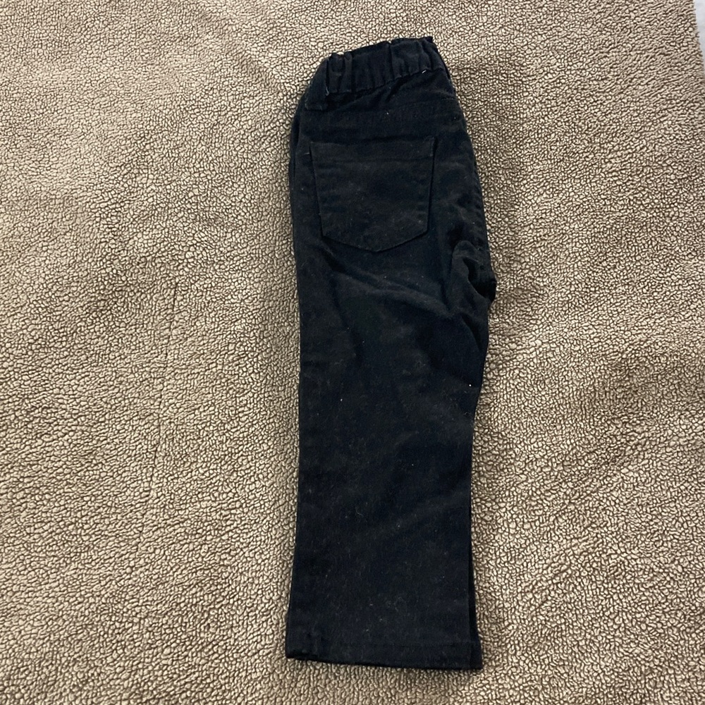 Black Kids Corduroy Bottoms - Classic Everyday Pants